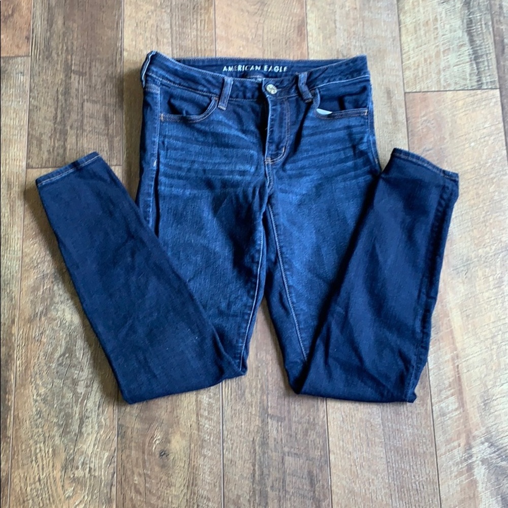 American Eagle Jeggings! Dark wash